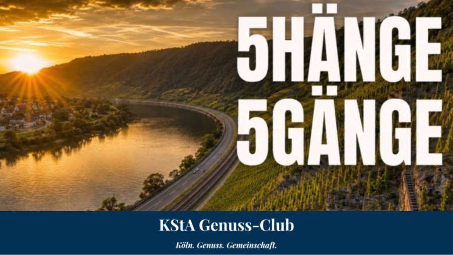 Gewinnspiel KStA Genuss-Club - 5 Hänge, 5 Gänge